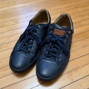 Bally Orivel Men's Navy Blue Leather Mens Made in Italy Sneaker Sz. 11 ($570)